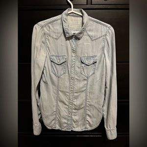 Denim Shirt ladies GAP size 2